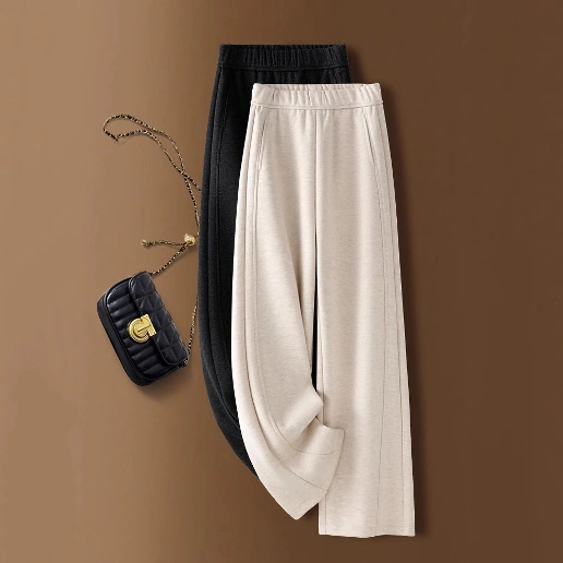 好評発売中 柔軟加工 骨格ナチュラル ロング丈 無地 ぴったりしたサイズ感 フェミニン ガウチョパンツ